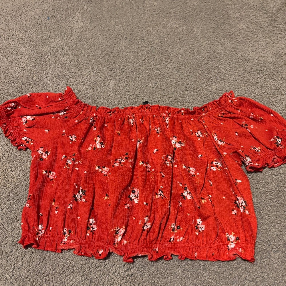 H and M Off the Shoulder Top